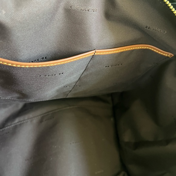 Coach Nylon Cargo Tote Navy Blue - Picture 3 of 11